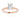 2.10 CT Emerald Lab Grown Diamond Solitaire 14k Rose Gold Engagement Ring - Diamond Daughters, Top Hand View