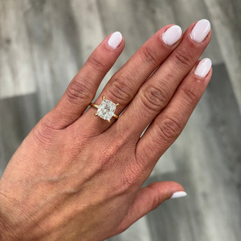 Elongated Cushion Lab Grown Diamond 14k Yellow Gold Engagement Ring
Diamond Daughters