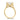 Angel | 14K Yellow Gold Tulip Gallery with bridge engraving Engagement Ring
Lab Grown Diamonds, Moissanite
Side View