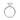 Teresa | Bezeled Emerald Round Ideal Cut Shank 14K White Gold Engagement Ring - Diamond Daughters, Top View