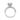 Nadine | Round Double Hidden Halo Accent Stone 14k White Gold Engagement Ring - Diamond Daughters,  Top View