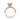 Nadine | Round Double Hidden Halo Accent Stone 14k Rose Gold Engagement Ring - Diamond Daughters,  Top View