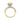 Nadine | Round Double Hidden Halo Accent Stone 14k Yellow Gold Engagement Ring - Diamond Daughters,  Top View
