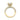 Nadine | Round Double Hidden Halo Accent Stone 14k Yellow Gold Engagement Ring - Diamond Daughters, Top View