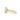 Lily| Radiant Hidden Halo Shank Accent Diamond 14K Yellow Gold Engagement Ring - Diamond Daughters, Side View