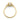 Katielee | Oval Moissanite 4 Side Stone 14k Yellow Gold Engagement Ring - Diamond Daughters, Top View