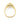 top side view custom 14k yellow gold engagement ring, marquise lab grown diamond, moissanite