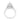 Gabby | Pear cut Moissanite Chevron Engraved Two Round Diamond 14k White Gold Engagement Ring - Diamond Daughters, Top View