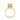 Faith | Emerald Cut Cathedral Solitaire 14K Yellow Gold Engagement Ring - Diamond Daughters, Top View