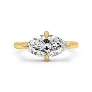 Adrienne Marquise Lab Grown Diamond 14K Yellow Gold Engagement Ring
Diamond Daughters
Front View