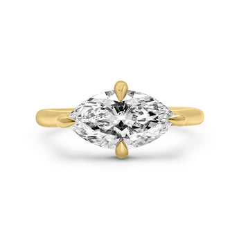 Adrienne Marquise Lab Grown Diamond 14K Yellow Gold Engagement Ring
Diamond Daughters
Front View