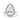 Janika | Pear Zero Gap Halo 14K White Gold Engagement Ring - Diamond Daughters, Front View