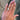 Hand wearing a lab grown moval diamond ring diamond daughters