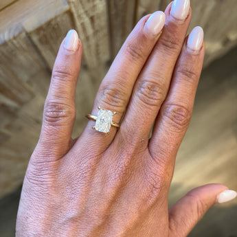 Radiant Lab Grown Diamond 14K Gold Engagement Ring
Diamond Daughters