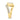Briah | Bezel Accent Stone 14K Yellow Gold Engagement Ring - Diamond Daughters, Top Side View