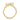 Briah | Bezel Accent Stone 14K Yellow Gold Engagement Ring - Diamond Daughters, Top View