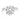 Agnes | Round Moissanite Hidden Halo Accent Diamonds 14K White Gold Engagement Ring - Diamond Daughters, Front View