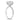 Andrea | Oval Moissanite 14k White Gold Engagement Ring - Diamond Daughters, Side View