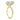 Angela | Pear Moissanite 14k Yellow Gold Engagement Ring
Diamond Daughters
Top Side View