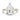 Angela | Pear Moissanite 14k Yellow Gold Engagement Ring - Diamond Daughters, Front View