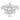 Henna | Oval Cut Hidden Halo Pave Band 14K White Gold Engagement Ring - Diamond Daughters, Front View