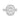 Jaymi | Elongated Cushion Halo Shank Accent Diamond 14K White Gold Engagement Ring - Diamond Daughters, Front View