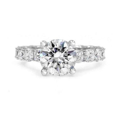 Jena | Moissanite Eternity Engagement Ring - Diamond Daughters