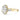 Jordyn | Oval Halo Pear Accent Stone 14K Yellow Gold Engagement Ring - Diamond Daughters, Side View