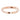 Maya | Star Engraved 14K Rose Gold Wedding Band - Diamond Daughters, Front View