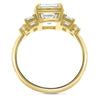 Megan | Emerald Moissanite Engagement Ring - Diamond Daughters