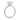 Melissa Round| Moissanite Bezeled Solitaire 14K White Gold Engagement Ring - Diamond Daughters, Top View