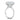 Nishika | Radiant Moissanite Hidden Halo 14K White Gold Engagement Ring - Diamond Daughters, Side View