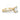 Sammy | Elongated Cushion Cut Shank Accent Stone 14K Yellow Gold Engagement Ring - Diamond Daughters, Side View