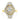Sarah Belle Cushion Cut Tapered Baguettes, Marquee Cuts, Round Brilliant Accent Natural Diamonds 14K Yellow Gold Engagement Ring - Diamond Daughters, Front View