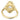 Sarah Belle| Radiant tapered baguettes, Marquee Cuts, and Round Brilliant Accent Diamonds 14K Yellow Gold  Engagement Ring - Diamond Daughters, Back View