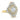Sarah Belle| Radiant tapered baguettes, Marquee Cuts, and Round Brilliant Accent Diamonds 14K Yellow Gold  Engagement Ring - Diamond Daughters, Front Side View