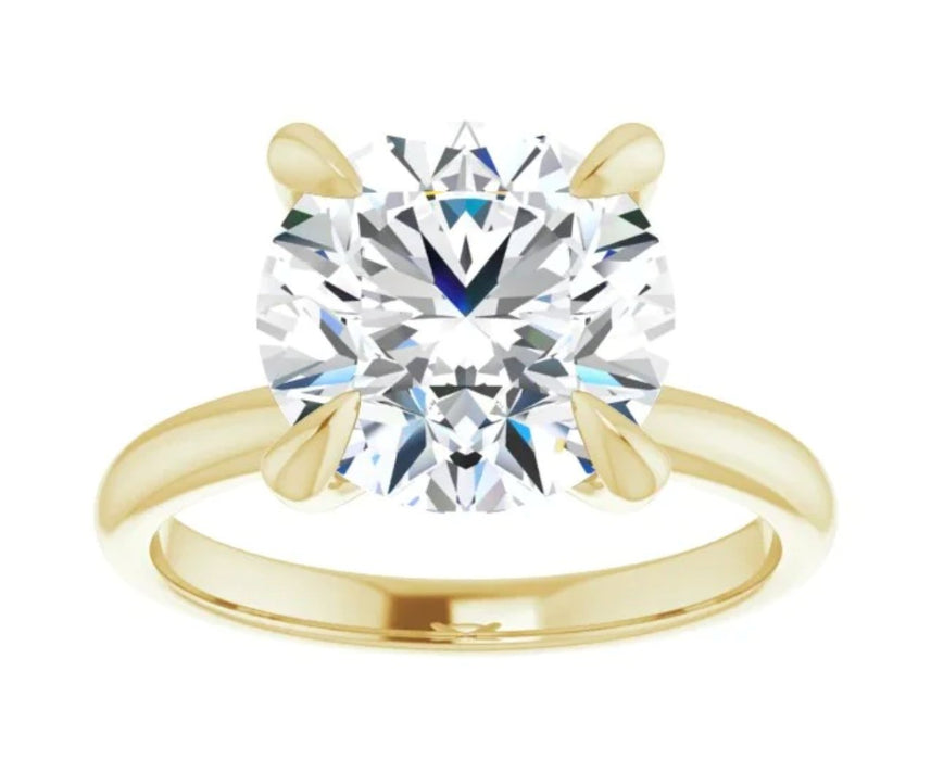 1.50 CT Round Lab Grown Diamond Solitaire Engagement Ring - Diamond Daughters