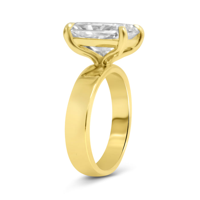 Rhiza | Radiant Solitaire Engagement Ring