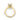 Gabrielle | Radiant Cut Hidden Halo Pave Cathedral 14k Yellow Gold Engagement Ring - Diamond Daughters, Top View