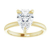 2.56 CT Pear Lab Grown Diamond Solitaire Engagement Ring - Diamond Daughters