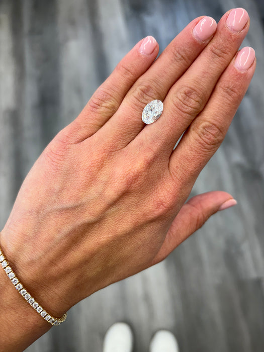 3.03CT Oval Lab Grown Diamond