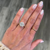 3.52CT Round Lab Grown Diamond Solitaire Engagement Ring - Diamond Daughters