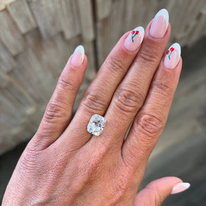 4.04CT Elongated Cushion Lab Grown Diamond