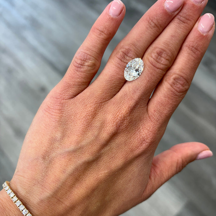 4.52CT Oval Lab Grown Diamond
