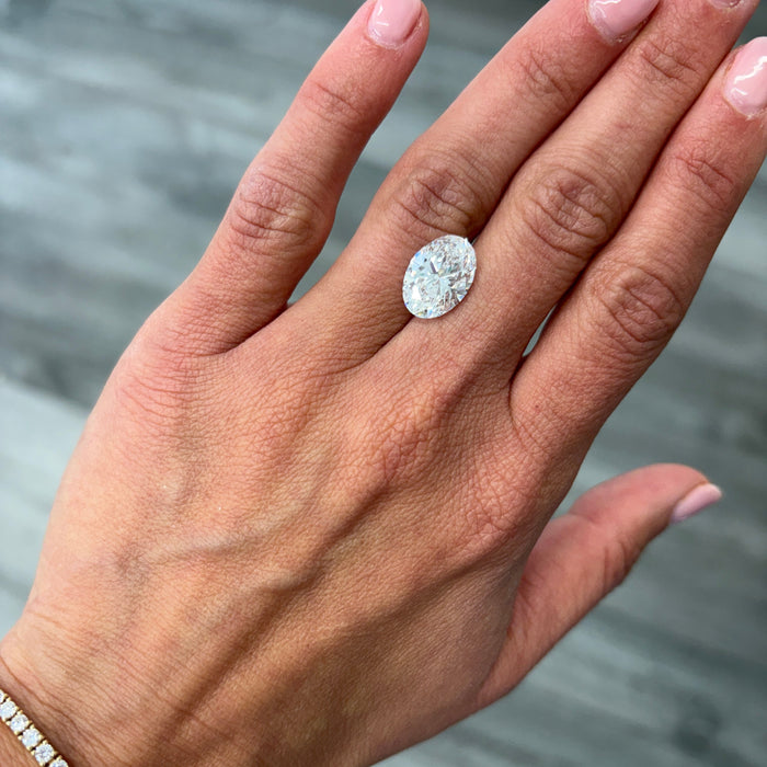 4.57CT Oval Lab Grown Diamond