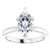 4.00CT Marquise Lab Grown Diamond Solitaire Engagement Ring - Diamond Daughters