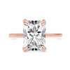 4.04 CT Radiant Lab Grown Diamond Solitaire Engagement Ring - Diamond Daughters