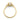 Katielee | Oval Moissanite 4 Side Stone 14k Yellow Gold Engagement Ring - Diamond Daughters, Top View