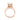 Faith | Emerald Cut Cathedral Solitaire 14K Rose Gold Engagement Ring - Diamond Daughters, Top View