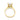 Faith | Emerald Cut Cathedral Solitaire 14K Yellow Gold Engagement Ring - Diamond Daughters, Top View